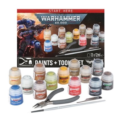Warhammer 40k Paints + Tools 11th ed.