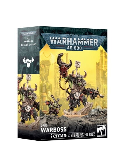 Warhammer 40k ORKS: WARBOSS miniatiūra Warhammer 40k ORKS: WARBOSS miniatiūra