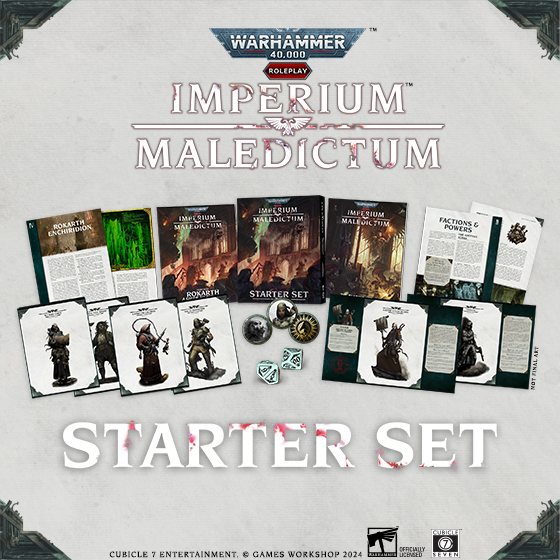 Warhammer 40K RPG Imperium Maledictum Starter Set 1