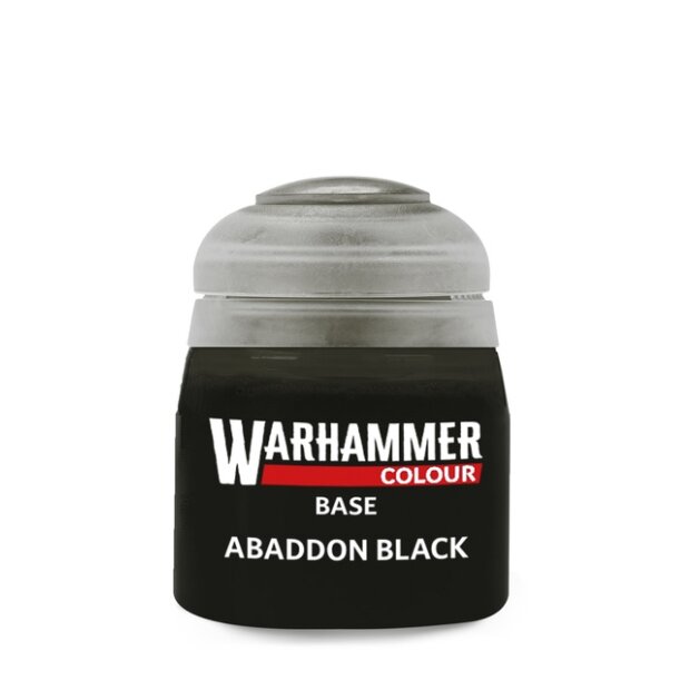 Warhammer Colour - Base - Abaddon Black (12 ml.)