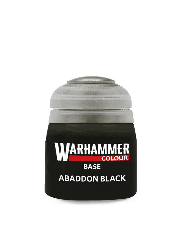 Warhammer Colour - Base - Abaddon Black (12 ml.)